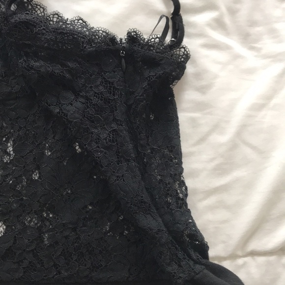 Black Lace Bodysuit - Picture 3 of 5